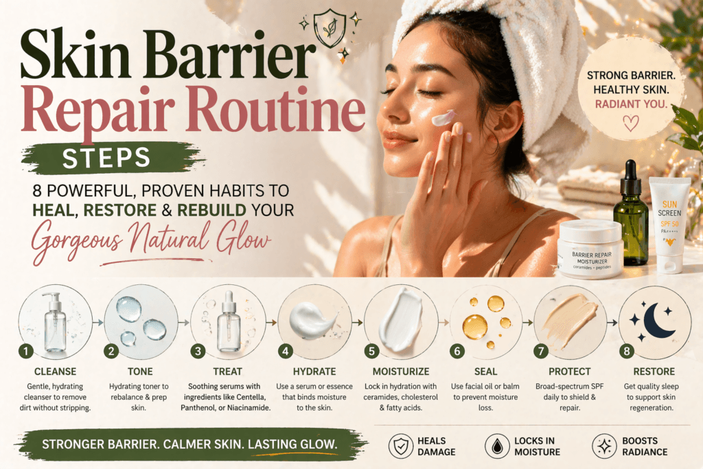 Skin Repare 7 Skin Barrier Repair Routine Steps That Heal