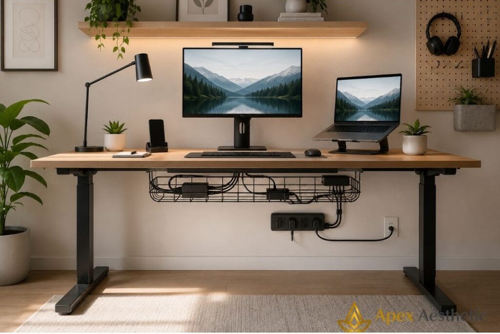 Cable management ideas for small home offices